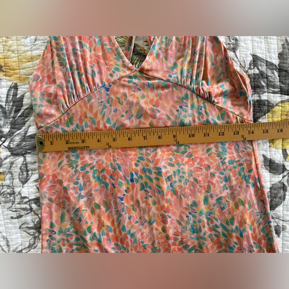 Free people vintage backless midi dress in multi Color - Picture 8 of 15